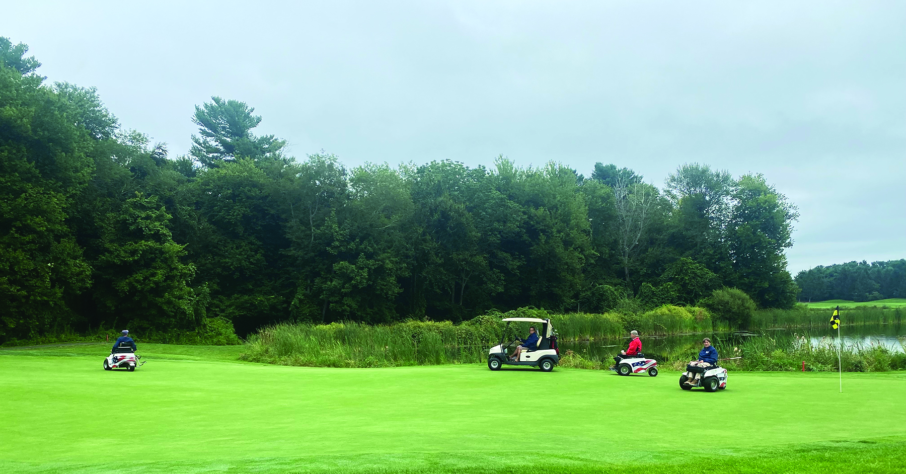 3 Adaptive golf carts for people who use wheelchairs.