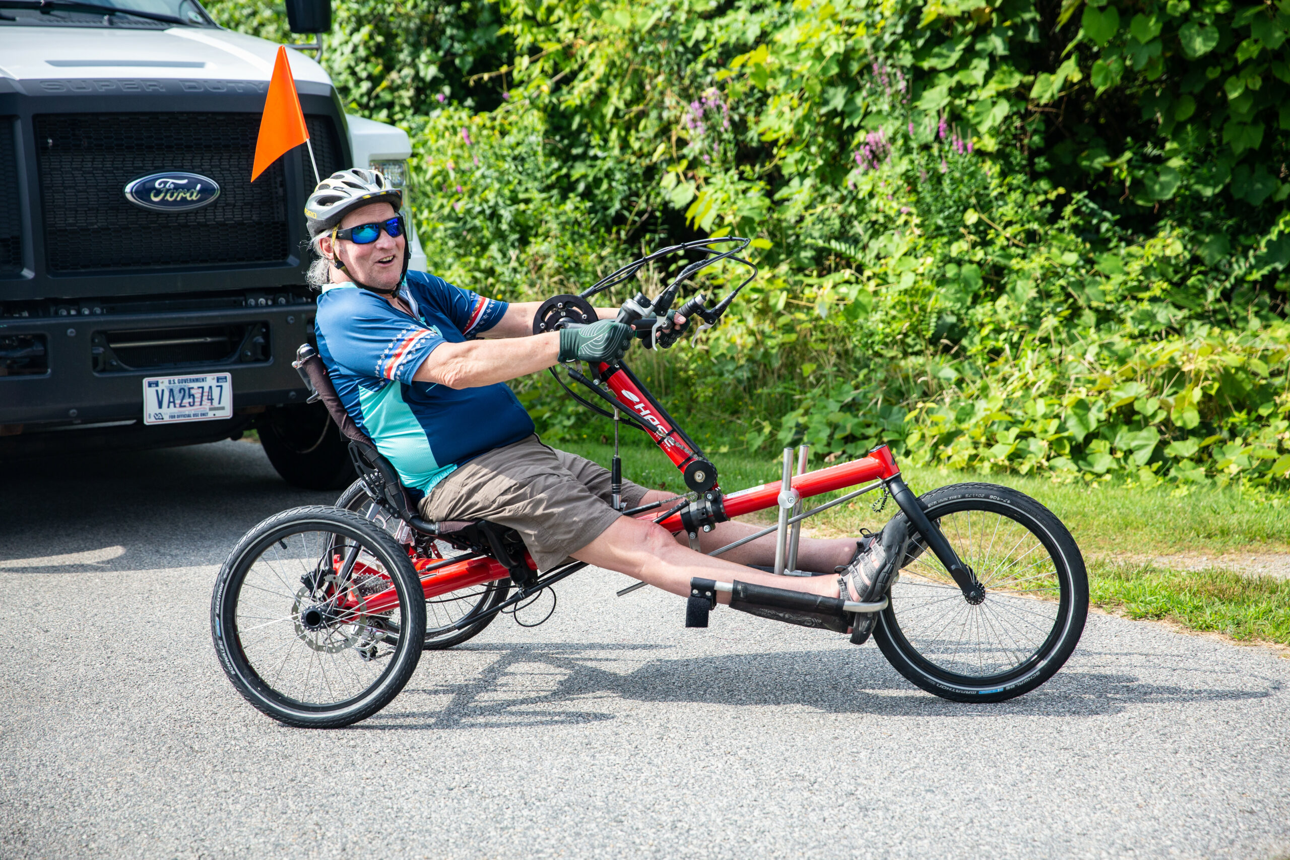 Biking at VA summer sports clinic