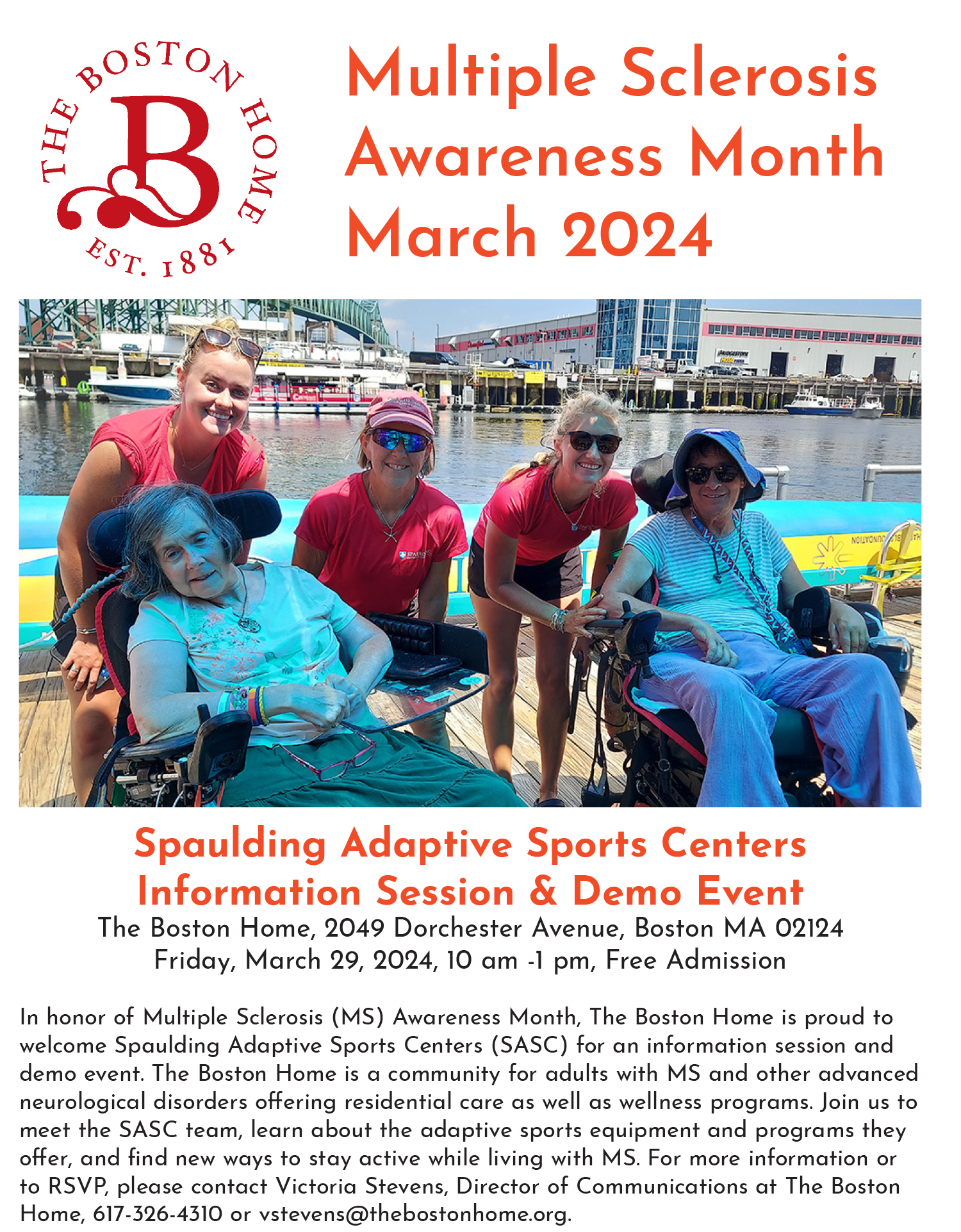Spauling Adaptive Sports Clinic Flyer