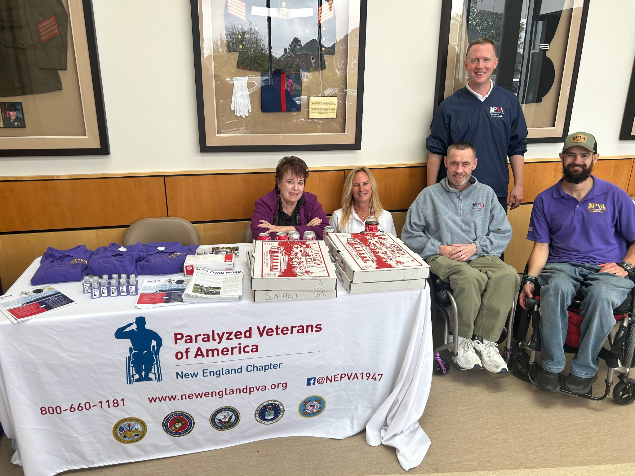 NEPVA at Providence VA getting the work out about the Chapter.