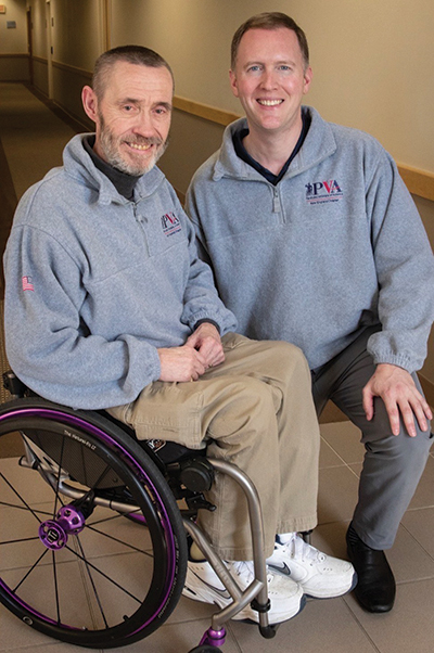 Brad Carlson, NEPVA President with Mark Murphy, Executive Director NEPVA