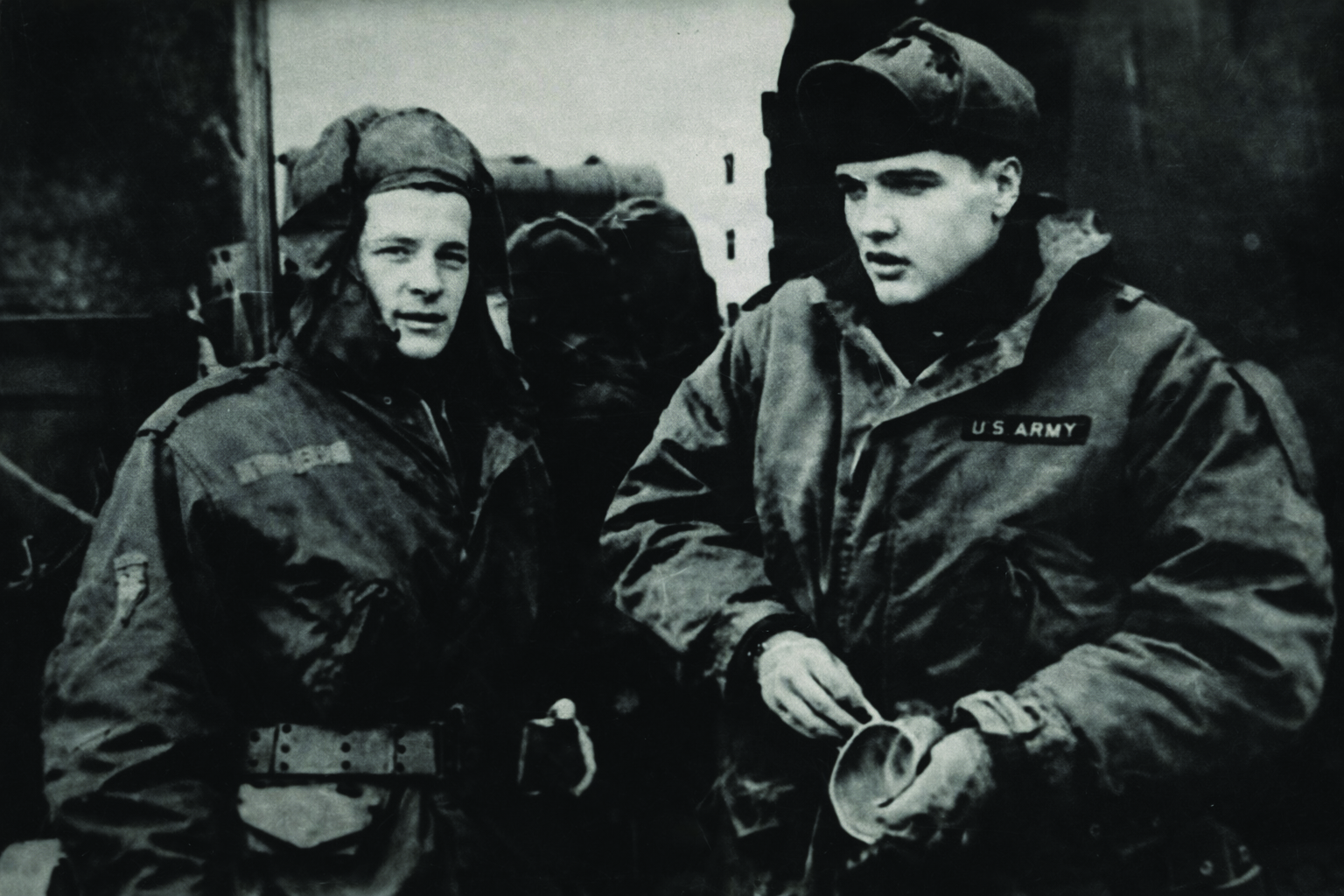 Dick with his friend Elvis